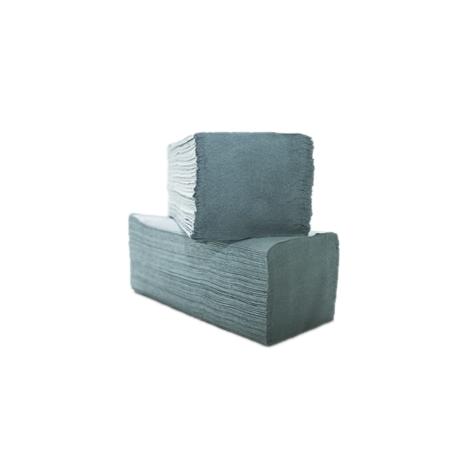 Prosoape hartie pliate gofrate verzi 25 x 23 cm v fold 1 strat aqas 250 buc/pachet